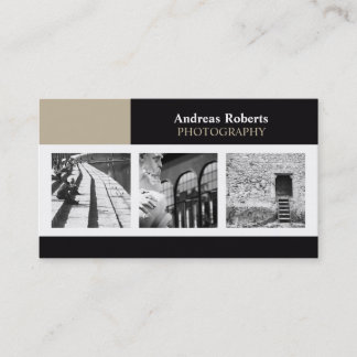 Fotograf-Klasse Elegante benutzerdefinierte Visite Visitenkarte