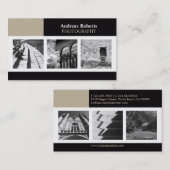 Fotograf-Klasse Elegante benutzerdefinierte Visite Visitenkarte (Vorne/Hinten)