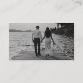 Fotograf Künstler Beruflich Minimalistisch Moderne Visitenkarte (Rückseite)