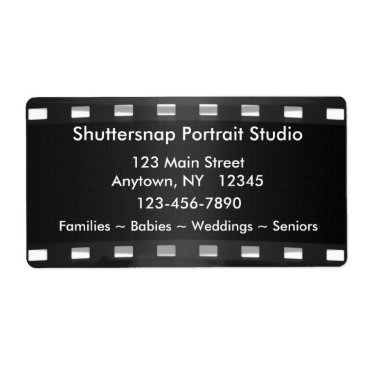 Fotograf-Label (Vorne)