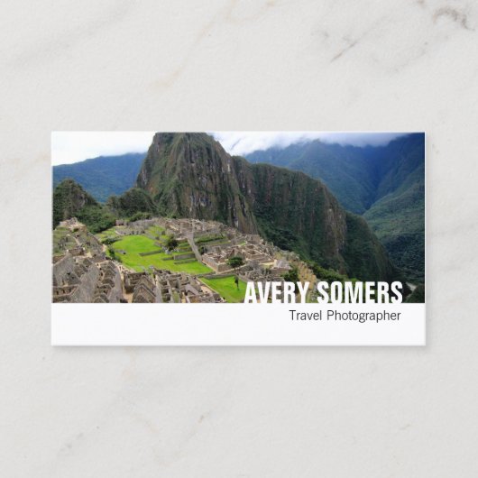 Fotograf Landscape Foto Visitenkarte (Vorderseite)