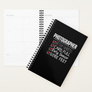 Fotograf Life - Funny Fotografy Checklist Planer