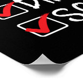 Fotograf Life - Funny Fotografy Checklist Poster (Ecke)