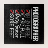 Fotograf Life - Funny Fotografy Checklist Puzzle (Horizontal)