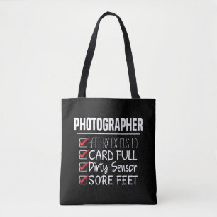 Fotograf Life - Funny Fotografy Checklist Tasche