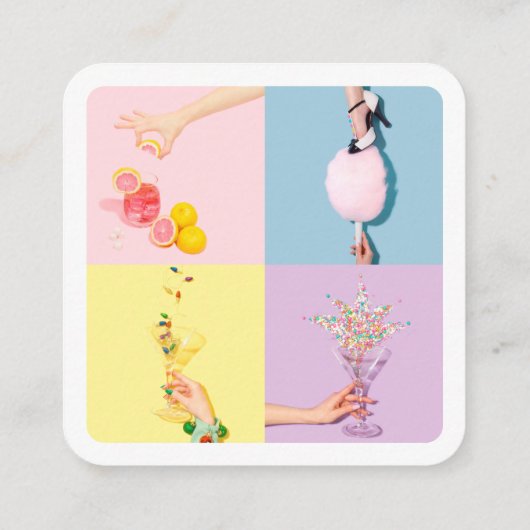 Fotograf Logo minimalistisch Fotografie weiß Telefonnummerkarte (Rückseite)