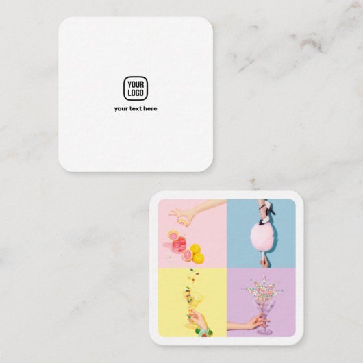 Fotograf Logo minimalistisch Fotografie weiß Telefonnummerkarte (Vorne/Hinten)