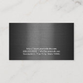 Fotograf Metallic Camera Fotografie Visitenkarte (Rückseite)