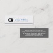 Fotograf Mini Visitenkarte (Vorne/Hinten)