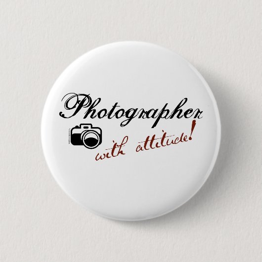 Fotograf mit Haltung Button (Vorderseite)