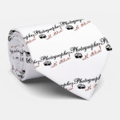 Fotograf mit Haltung Krawatte (Gerollt)