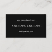 Fotograf Moderne Berufliche Schlichte Einfache Visitenkarte (Rückseite)