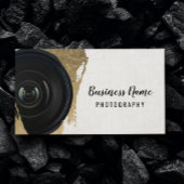 Fotograf Moderne Gold Stroke Fotografie Visitenkarte