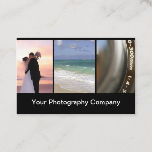 Fotograf Moderne Hochzeit Visitenkarte