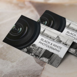 Fotograf Moderne Schwarz-Weiß-Fotografie Visitenkarte