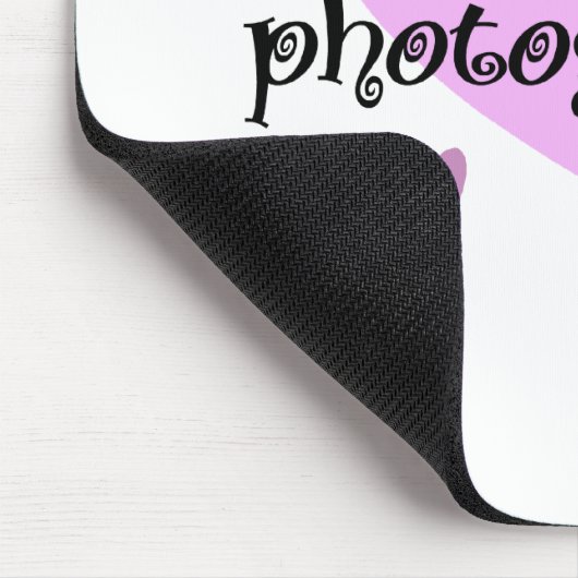 Fotograf Mousepad (Ecke)