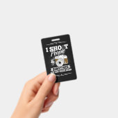 Fotograf nimmt Menschen jeden Tag Ausweis (Handheld)