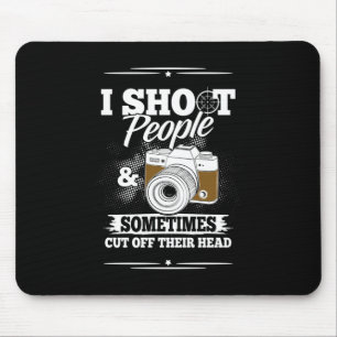 Fotograf nimmt Menschen jeden Tag Mousepad