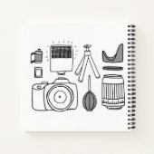 Fotograf-Notebook Notizblock (Rückseite)