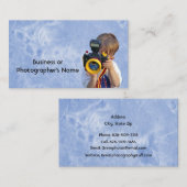 Fotograf oder Kamerageschäft humorvoll Visitenkarte (Vorne/Hinten)