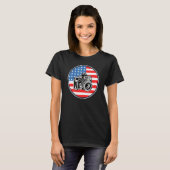 Fotograf Patriotic US Flag 4. T-Shirt (Vorne ganz)