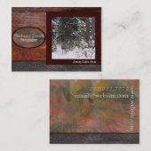 Fotograf-Portfolio Visitenkarte (Vorne/Hinten)