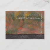 Fotograf-Portfolio Visitenkarte (Rückseite)