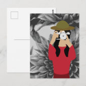 Fotograf Postkarte (Vorne/Hinten)