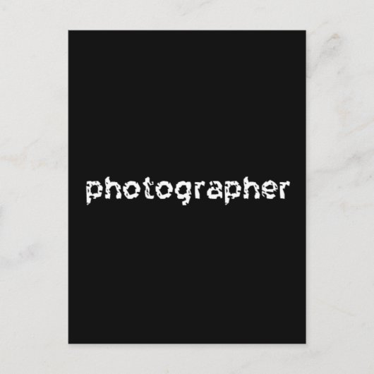 Fotograf Postkarte (Vorderseite)