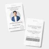 Fotograf Pressejournalist Ausweis Custom Abzeichen (Vorder- & Rückseite)