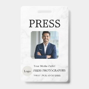 Fotograf Pressejournalist Ausweis Individuelles Ab