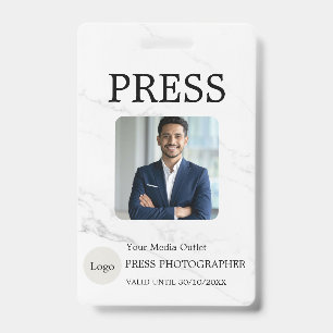 Fotograf Pressejournalist Ausweis Individuelles Ab
