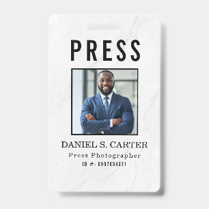 Fotograf Pressejournalist ID-Karte Benutzerdefinie Ausweis