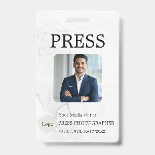 Fotograf Pressejournalist ID-Karte Benutzerdefinie Ausweis