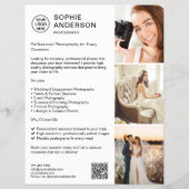 Fotograf Professionelle Fotografie Geschäft  Flyer (Vorne)