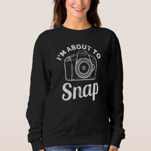 Fotograf Retro-Kamera Ich bin dabei, 1 zu schlucke Sweatshirt