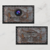 Fotograf Rusty Metal Gerahmt Fotografie Visitenkarte (Vorne/Hinten)