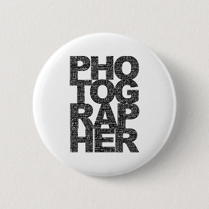 Fotograf - schwarzer Text Button