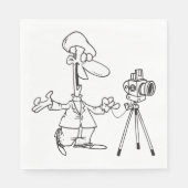 Fotograf Serviette (Vorderseite)