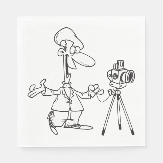 Fotograf Serviette (Vorderseite)