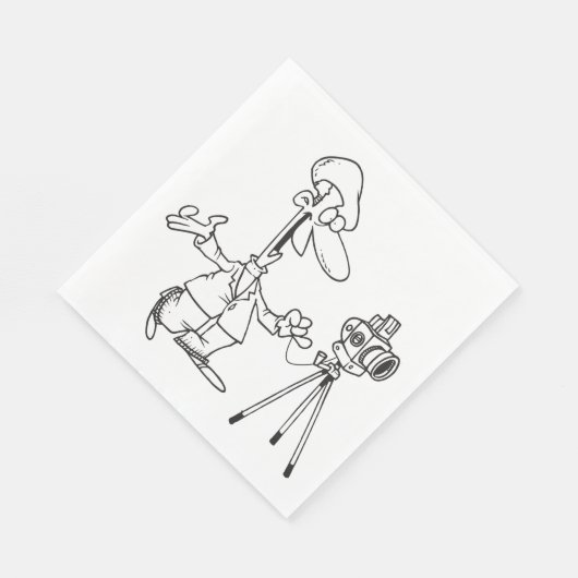 Fotograf Serviette (Ecke)