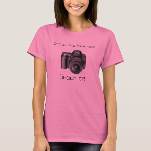 Fotograf-Shirt T-Shirt (Vorderseite)