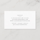 Fotograf/sonstige Visitenkarte (Rückseite)