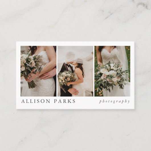 Fotograf/sonstige Visitenkarte (Vorderseite)