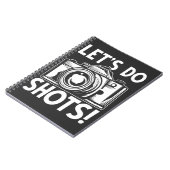 Fotograf-Spaß-Kamera-süchtig Notizblock (Linke Seite)