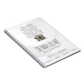 Fotograf Studio Branding Spiral Notizblock (Rechte Seite)