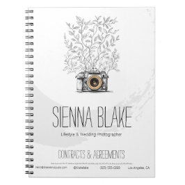 Fotograf Studio Branding Spiral Notizblock