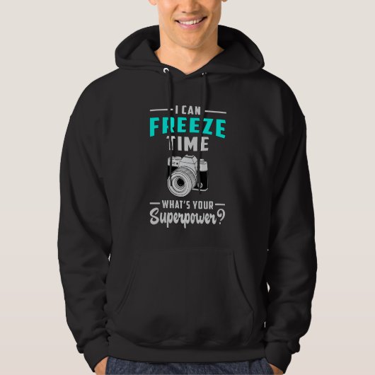 Fotograf Superpower Funny Gift Hoodie (Vorderseite)