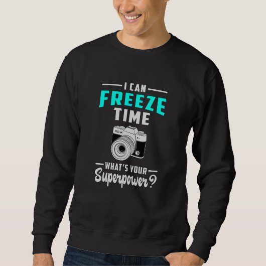 Fotograf Superpower Funny Gift Sweatshirt (Vorderseite)