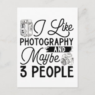 Fotograf T-Shirt Design handgeschriebene Kalligraf Postkarte